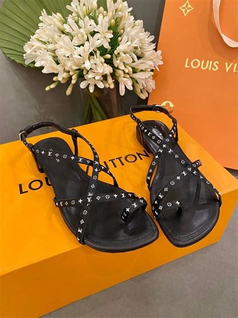 louis vuitton citizen sandal|LOUIS VUITTON Citizen Thong Sandal 38 Black.